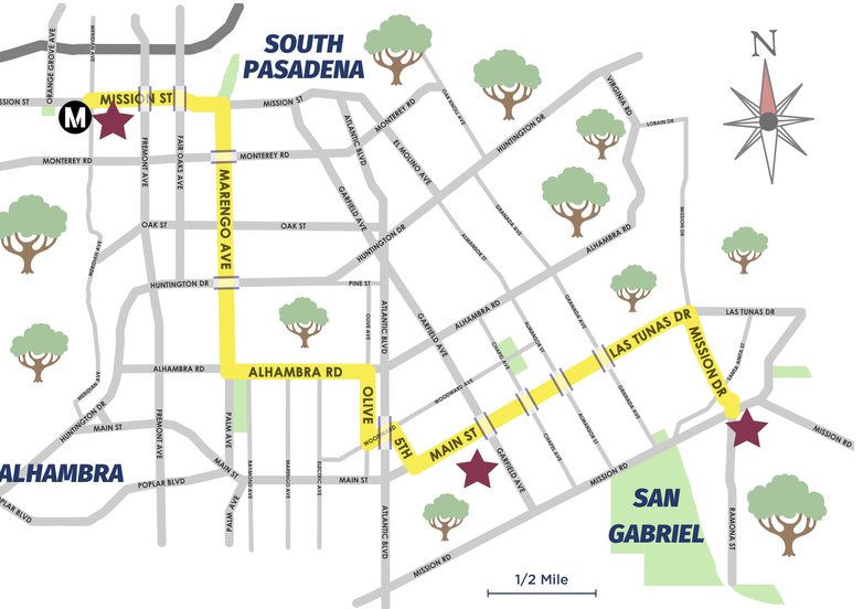 626 Golden Streets Map