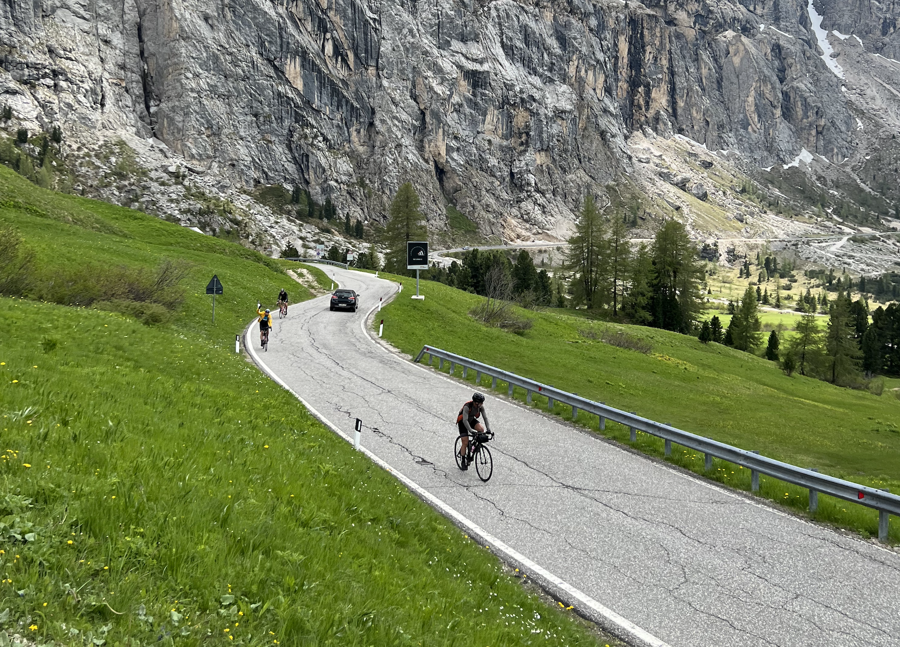 Bicycling in the mountains