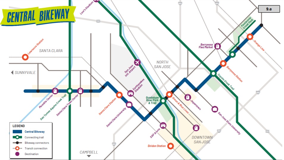 Bikeway map