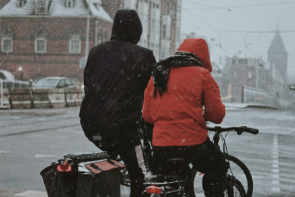 Cycling in cold weather