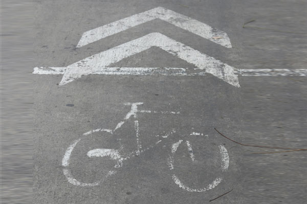 Bicycle Sharrow
