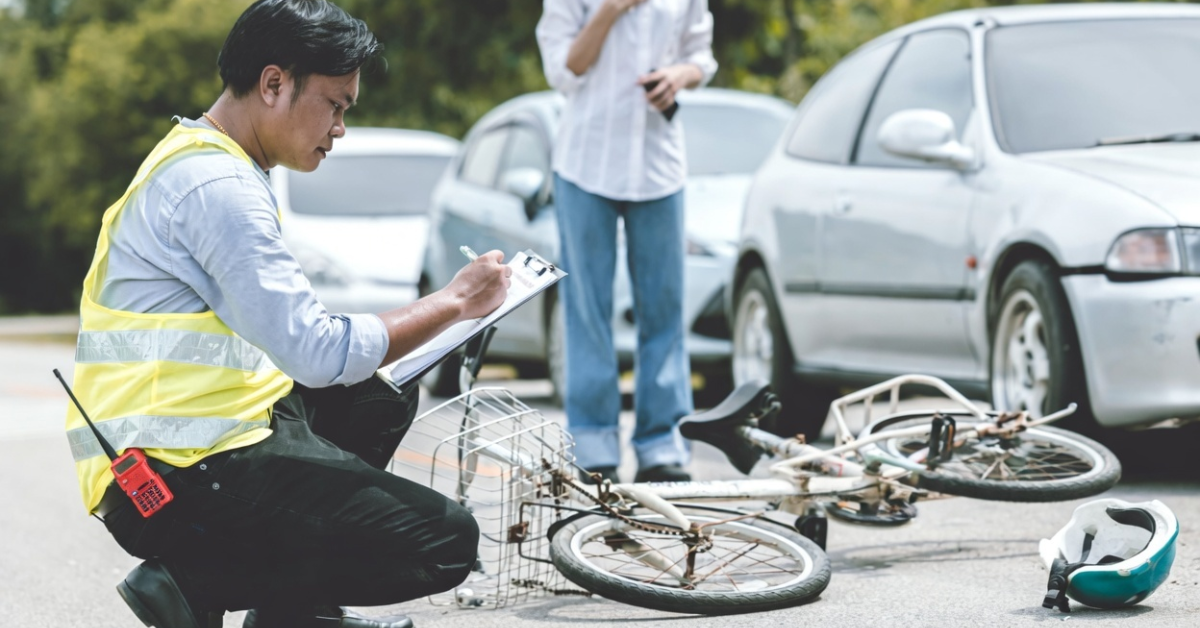 bike accident liability proof